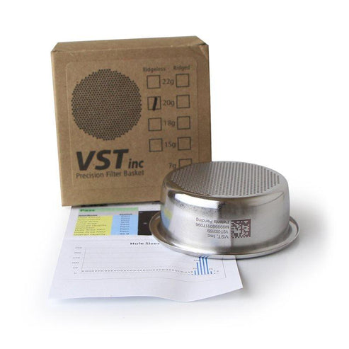 VST Precision Filter Baskets - 20g Ridgeless